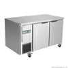 Thermaster Stainless Steel Double Door Workbench Freezer
