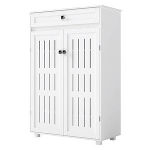Levede 5-Tier Wooden Shoes Storage Cabinet with Drawer