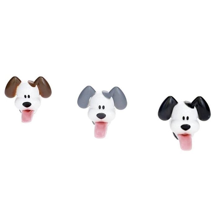 Joie Woof Novelty Dog Bag Ties Set Of 3
