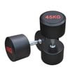 2 Pack of 45kg Commercial Grade Rubber Coated Dumbbell Hand Weight Total 90kg