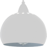Verve Design White Paco Pendant Lamp