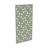 ProtectorAl 300-1200 x 1201-2400mm Pale Eucalypt Mosaic Unframed Solid Aluminium Decorative Panel