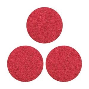 3pk Glomesh Regular Speed Spray Bufffing Machine Floor Pad Red 200mm