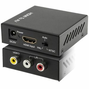 PRO.2 Digital HDMI to Analogue RCA Audio/Video 1080P Composite AV Converter BLK