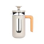La Cafetiere Pisa 3-cup 350ml Stainless Steel/glass French Press - Latte