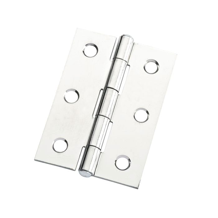 Lane 70mm Polished Chrome Plated Butt Hinge - 20 Pack