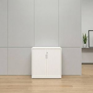 OLG Tempo Tambour Cabinet Narrow Standard White W900mm x D450mm x H1020mm