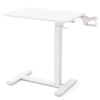 Costway Mobile Standing Desk Overbed Laptop Table White