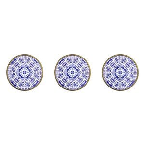 3PK LVD Metal Trivets Santorini Home/Kitchen Decor 20cm Assorted