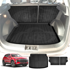 Boot Liner Set For Chery Tiggo 4 Petrol 2025-onwards All Weather Heavy Duty Car Trunk Back Seat Protector Cargo Kick Mats