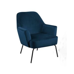 Modern Furniture MONROE 75x83cm Lounge Chair - Navy Blue