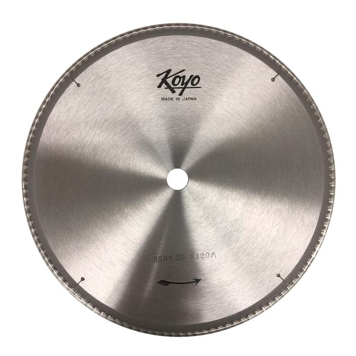 Koyo 350mm 120T 25mm Bore Circular Saw Blade For Aluminium Cutting