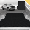 Outback GT 6D Pro Ute Tub Mat for Ford Ranger PX3 Dual Cab Ute 2018-2022 (with Plastic tub Liner) - Black