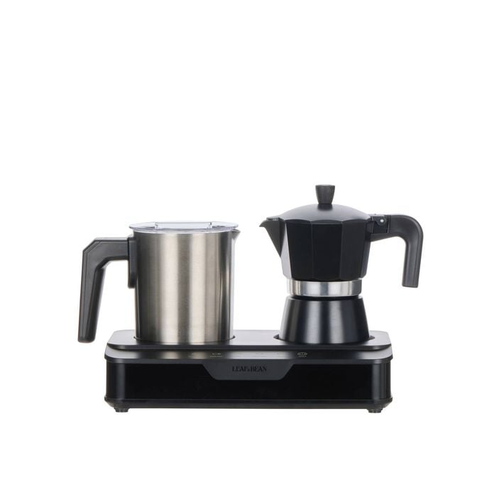 Leaf & Bean Electric Espresso Maker With Milk Frother & Warmer