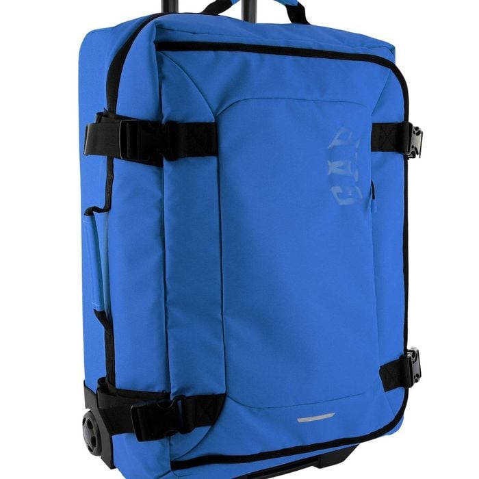 Gap Travel Medium Soft Shell Suitcase Lockable Trolley Luggage 62cm Blue