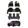 AUSGO  3-Row Set Double-Layer Car Floor Mats for Hyundai Santa Fe 7-Seat 2024-Onwards Floor Liners
