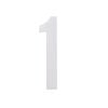 Sandleford 175mm White Self Adhesive Wheelie Bin Number 1