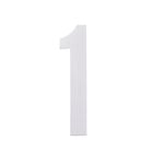 Sandleford 175mm White Self Adhesive Wheelie Bin Number 1