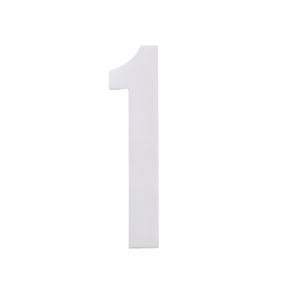 Sandleford 175mm White Self Adhesive Wheelie Bin Number 1