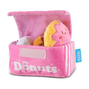 Bark-Toys-Au Barker’s Dozen Donuts Plush Crinkle & Squeaky 4-in-1 Dog Toy