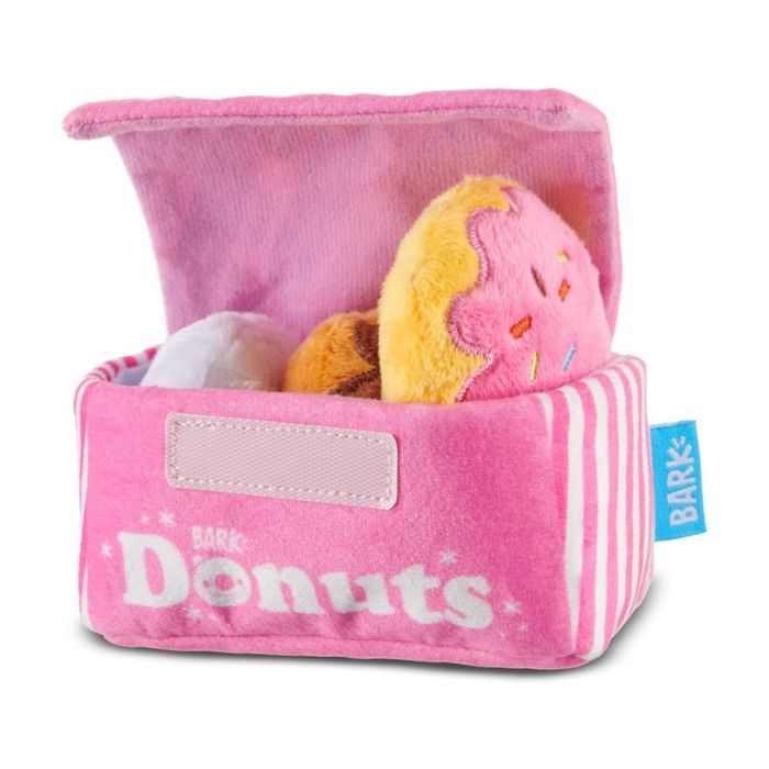 Bark-Toys-Au Barker’s Dozen Donuts Plush Crinkle & Squeaky 4-in-1 Dog Toy