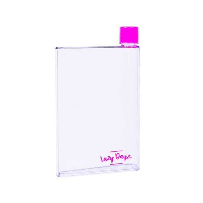 Lazy Dayz Flat Bottle 380ml - Pink