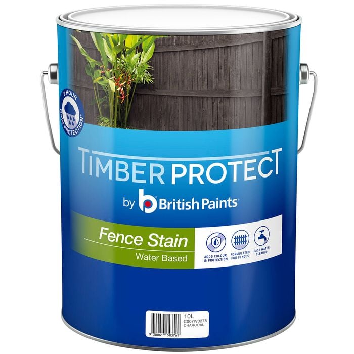 Timber Protect 10L Charcoal Fence Stain