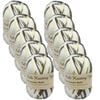 10pk Malli Multi-coloured Knitting Crochet Yarn 100g 8ply 16x9cm Choc Banana