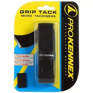 Pro Kennex Grip Tack Tacky Tennis/Padel/Pickleball Racquet Grip 1.65mm Thick Black