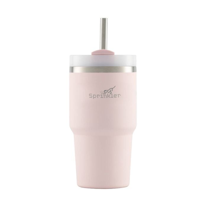 Sprinkler Coco Stainless Steel Insulated Smoothie Tumbler Drinkware 550ml Blush