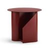 Zeke 45cm Merlot Red Round Side Table
