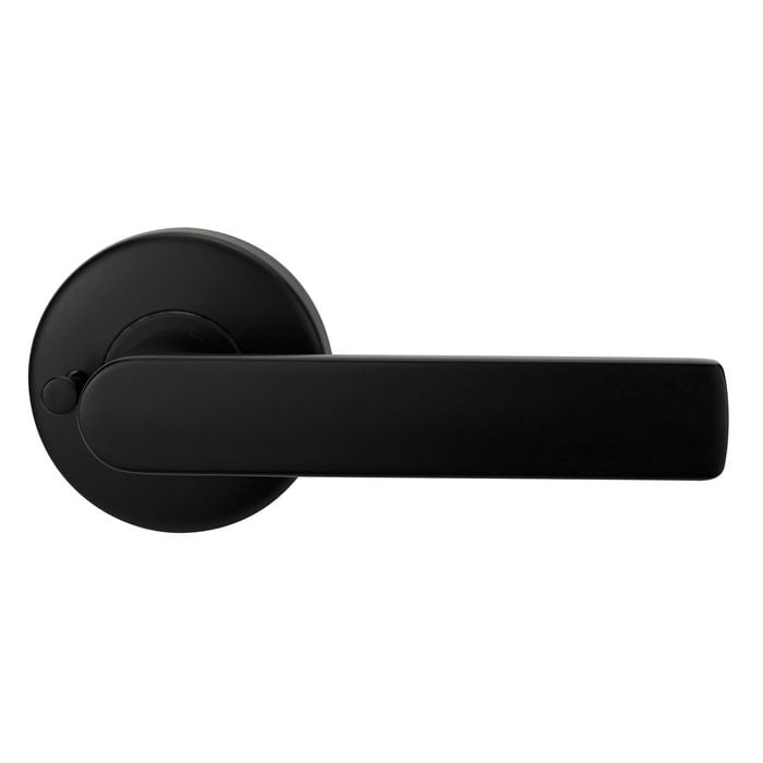 Lockwood Nero Matt Black Velocity L3 Passage Lever Set