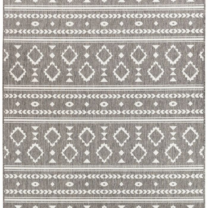 Long Island 3333 W71e 120x170 Brown Cream Rug