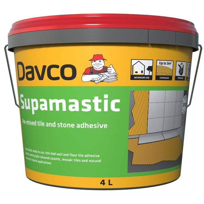 Davco 4L Supamastic Tile Adhesive