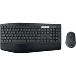 Logitech MK850 Keyboard & Mouse - QWERTY - USB Wireless Bluetooth/RF - Keyboard/Keypad Color: Black - USB Wireless Bluetooth/RF