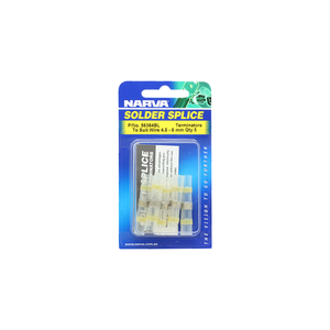 Narva 4.5-6mm Yellow Solder Splice - 5 Pack