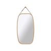Carla Home Hanging Wall Mirror 74x43cm Full Length- Solid Bamboo Frame