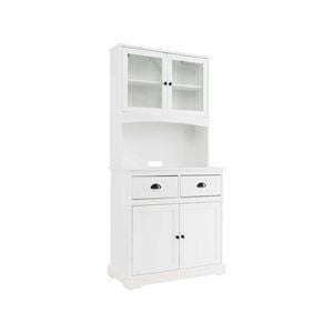 Costway Storage Cabinet Kitchen Buffet Cupboard, White