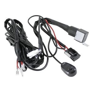Elinz Wiring Loom Harness for LED HID FOG Spot Work Driving light 12V 40A Switch Relay
