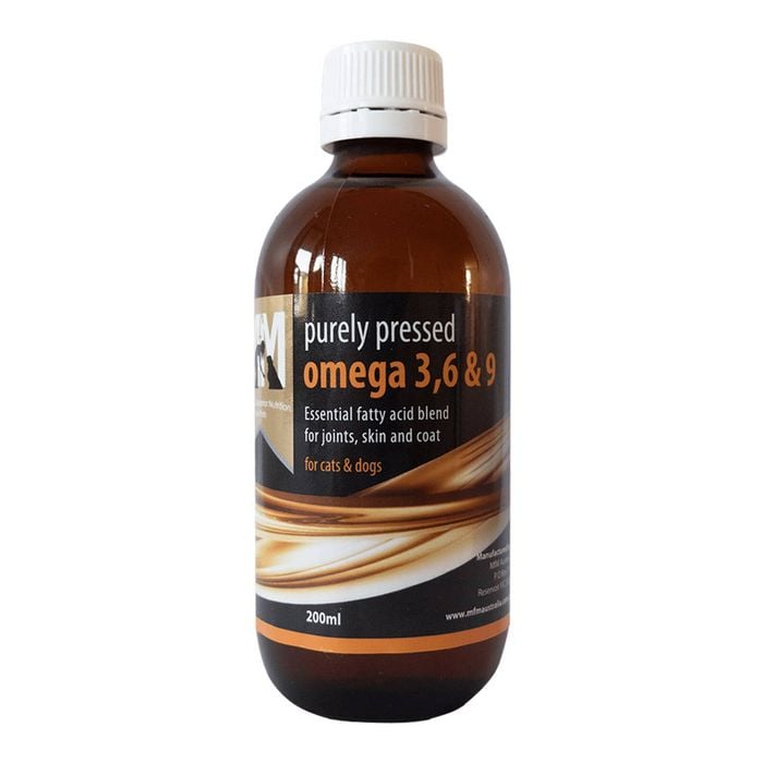 Meals For Mutts (mfm) Purely Pressed Omega 3,6 & 9 Oil For Dogs & Cats 200 Ml