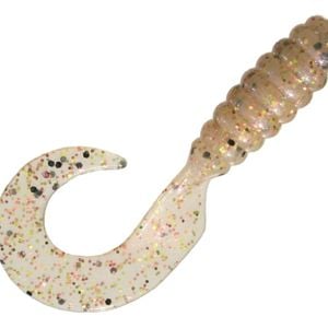 8 Pack of Zman 2.5 Inch Grubz Soft Plastic Lures -  Greasy Prawn