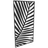 ProtectorAl 300-1200w x 1201-2400h Dark Charcoal/Gloss White Palm Unframed Composite Deco Panel
