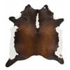 The Rug Connection Premium Brazilian Cow Hide Dark Brown 200x150 Approxcm - Medium Indoor Floor Rug