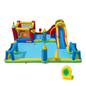 Costway 9IN1 Inflatable Water Slide Bounce House Jumping Castle w/Blower