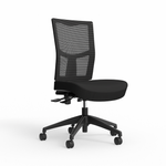 OLG Office Urban Ergonomic Task Chair Black Base, No Arms, Back Mesh & Upolstery
