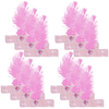 12x 1920s FLAPPER HEADBAND Headpiece Feather Sequin Charleston Gatsby Party BULK Light Pink