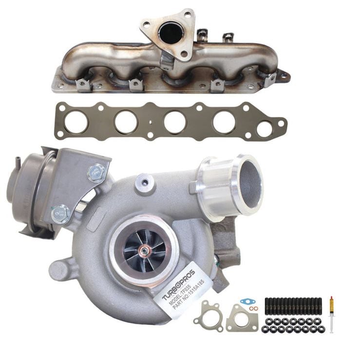 Upgrade Billet Turbo Charger With Genuine Exhaust Manifold, Gasket & Stud Kit For Mitsubishi Asx 4n13 1.8l 1515a185