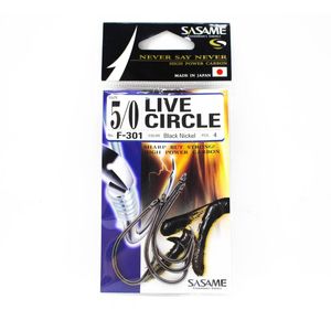 Sasame F301 Live Octopus Circle Bait Fishing Hook 5/0