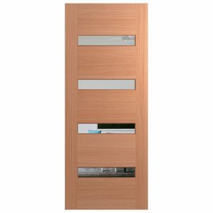 Hume Doors 1980 x 810 x 40mm Savoy XS11 Entrance Door Glazed Clear