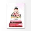 Orange Perfume On Book set Fashion Art  Print 100% Australian Made 100 x 150cm  (Acrylic)